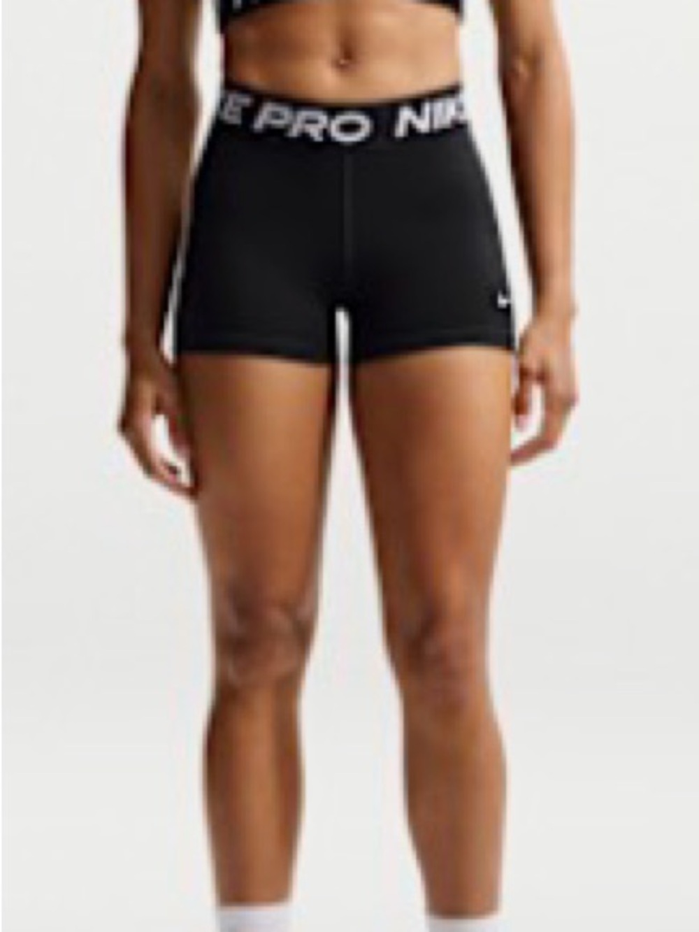 Nike Pro 3” Black Shorts - Picture 2 of 4